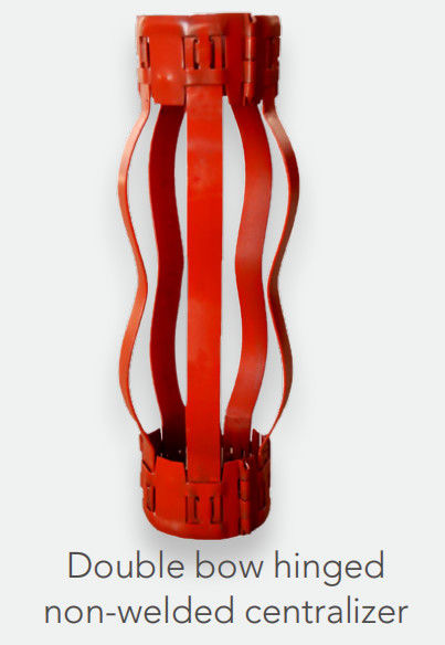 ไม่ welded Double Bow Casing Spring Centralizer ที่สมบูรณ์แบบสําหรับการเจาะเจาะทาง