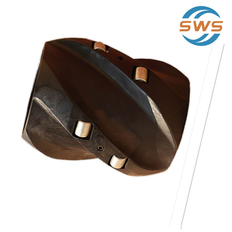 API 10D 4 1/2 ปรับปรุงคุณภาพซีเมนต์ Casing Spring Roller Centralizer สําหรับการเจาะบ่อทิศทาง