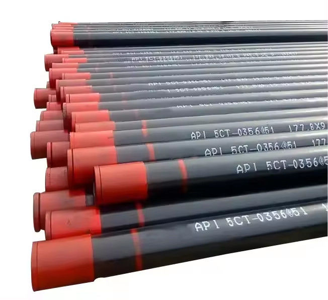 API 5CT มาตรฐาน 13-3/8 STC ป้องกันความดันสูง P110 ท่อเหล็กคาร์บอนและกระเป๋าด้วยการเชื่อมต่อเพื่อป้องกันหลุม