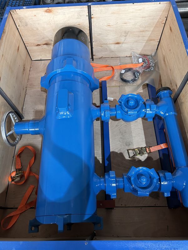 7' API Casing LTC BTC Buckle เชื่อม 54Mpa ความดันการทดสอบ Single Plug Cementing Head With Wooden Packing 550KG
